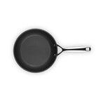 Le Creuset TNS 30cm shallow frying pan with a black non-stick finish and a stainless steel handle