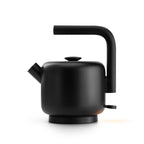 Fellow Clyde electric tea kettle in matte black with an angular spout and handle