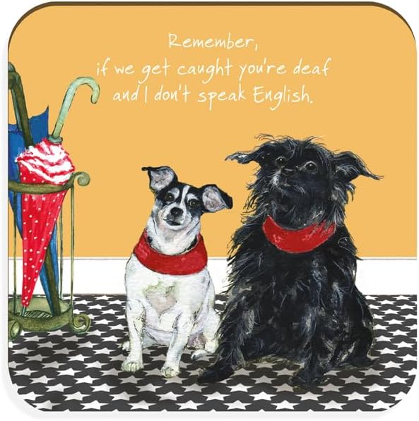 The Little Dog Laughed Coasters