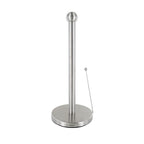 Westmark kitchen roll holder in stainless steel with a ball top and a weighted swing arm