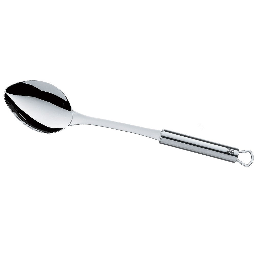 WMF Profi Plus stainless steel serving spoon with a hanging loop