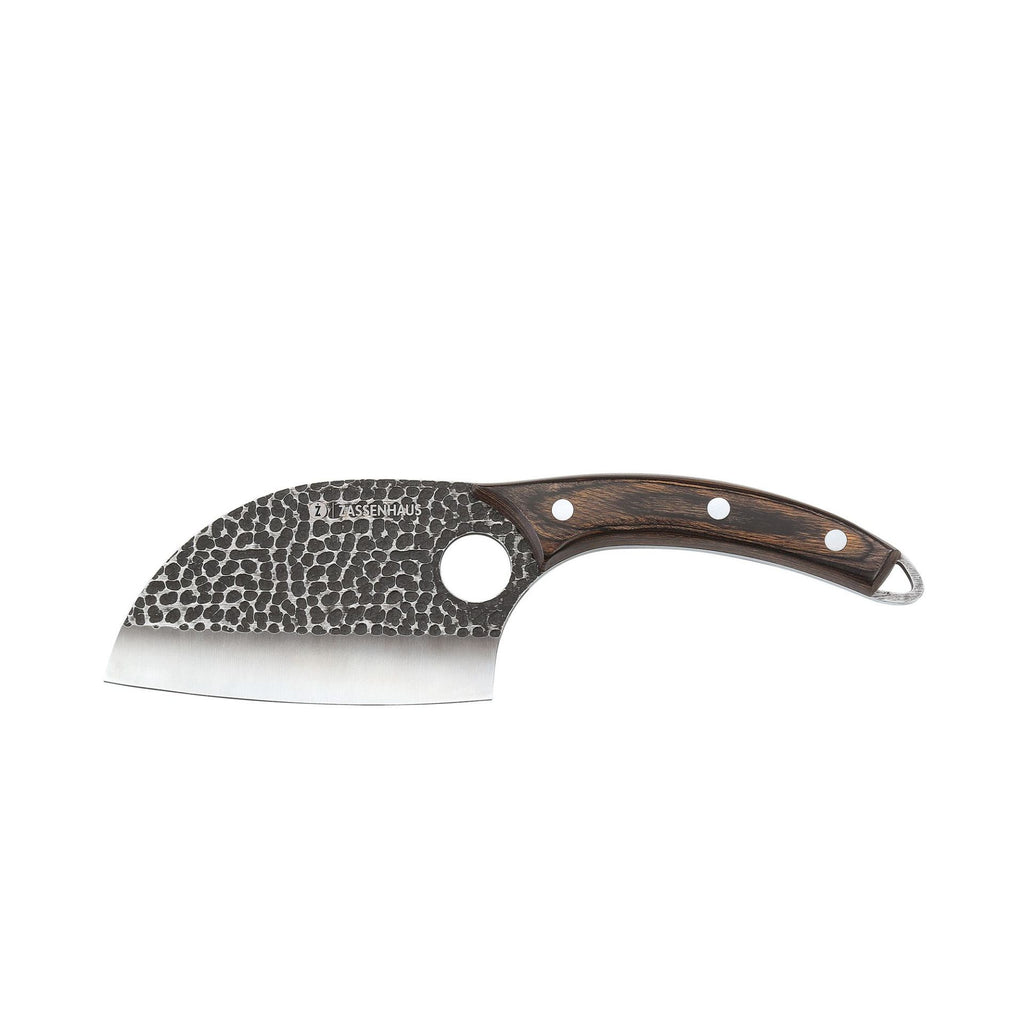 Zassenhaus Keeper chef's knife, 12cm, with a hammered blade and a wooden handle