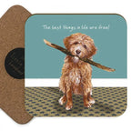 The Little Dog Laughed Coasters