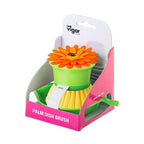 Vigar Flower Power Palm Dish Brush With Holder