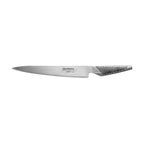 Global Classic GS-101 carving knife, 20cm, with a dimpled stainless steel handle