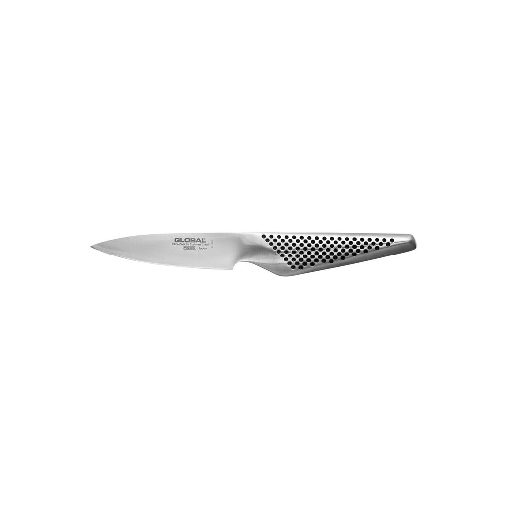 Global Classic GS-96 paring knife, 9cm, with a dimpled steel handle