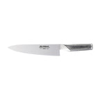 Global Classic G-2 cook's knife, 20cm, with a stainless steel blade and dimpled steel handle