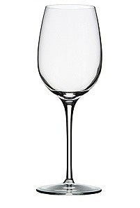Luigi Bormioli Vinoteque Fragrante wine glass, a tall clear crystal glass