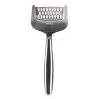 Boska Copenhagen cheese grater in brushed stainless steel with a perforated head