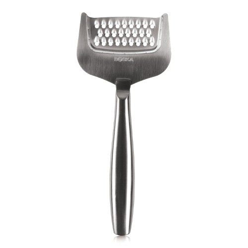 Boska Copenhagen cheese grater in brushed stainless steel with a perforated head