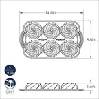 Nordic Ware Heritage Bundtlette Pan