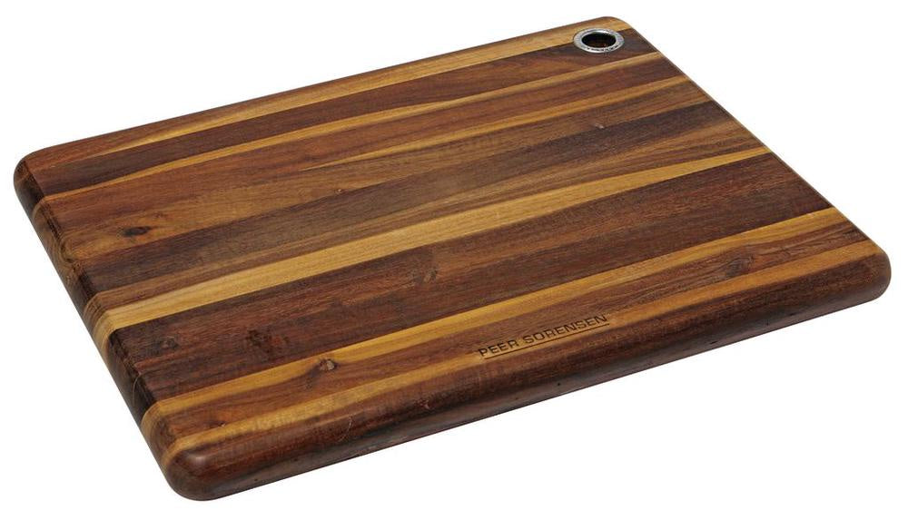 Peer Sorensen acacia wood long grain cutting board, 30cm, with a hanging hole