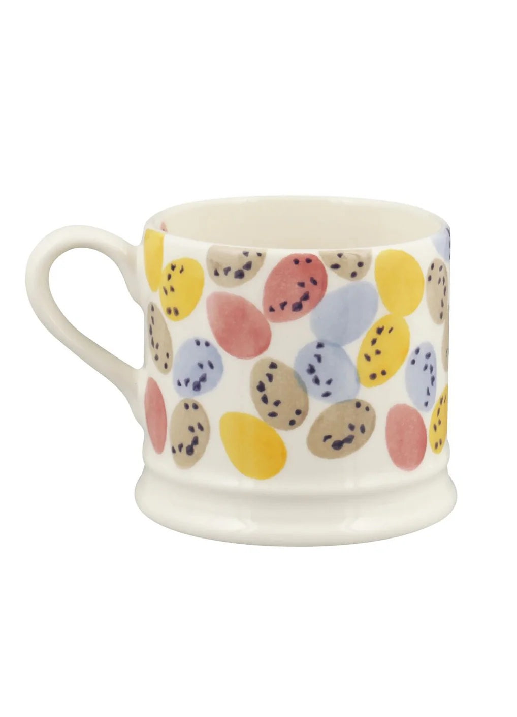 Emma Bridgewater Mini Eggs small mug with a pattern of speckled pastel eggs