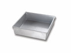 USA Pan square cake pan in ridged aluminised steel