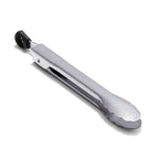 OXO Good Grips mini tongs, 20cm, in stainless steel with a black grip handle