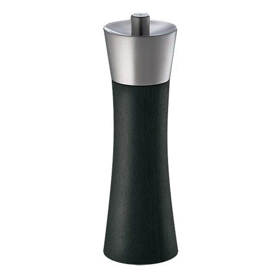 Zassenhaus Augsburg stainless steel pepper mill, 18cm, with a domed top