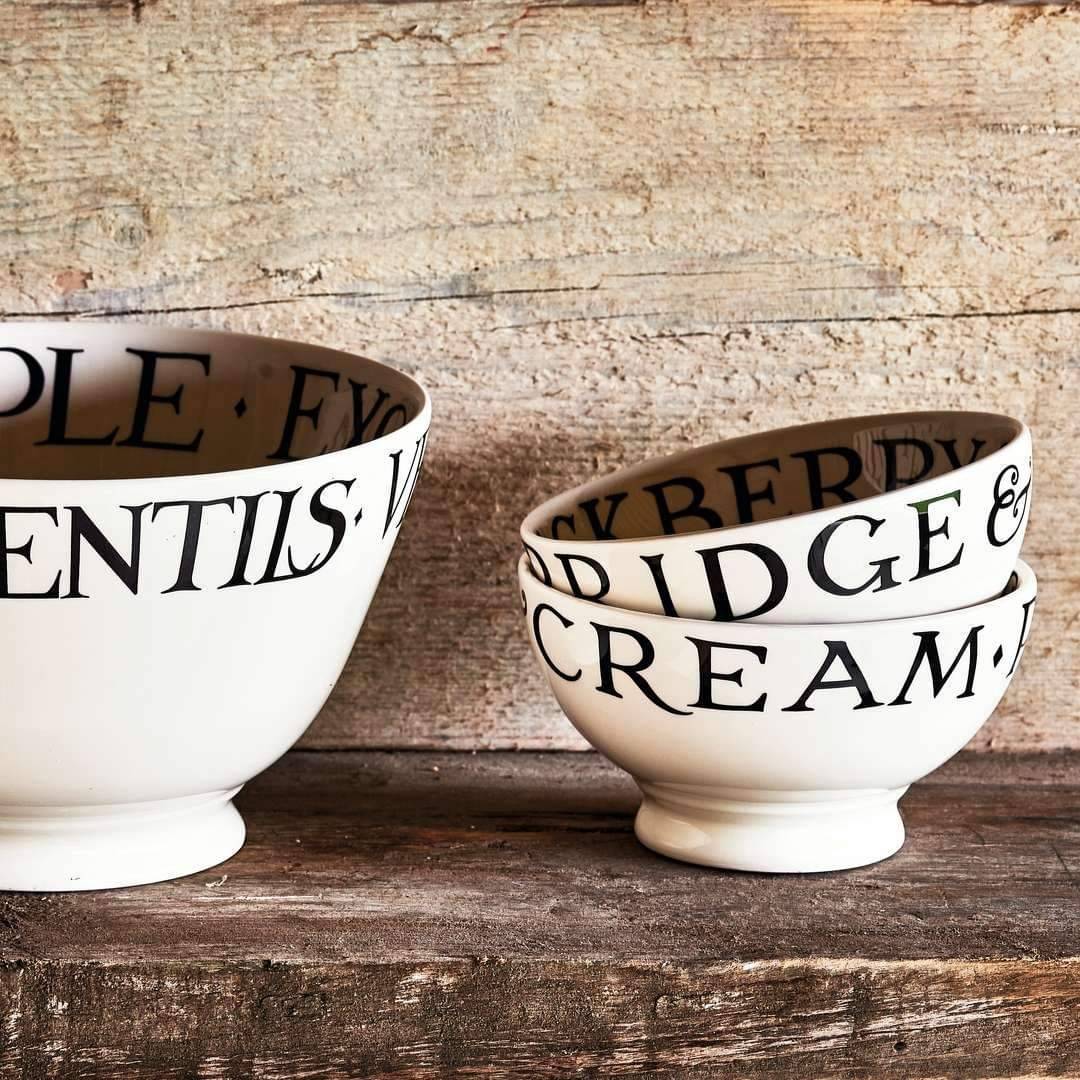Emma Bridgewater French Bowl - Black Toast