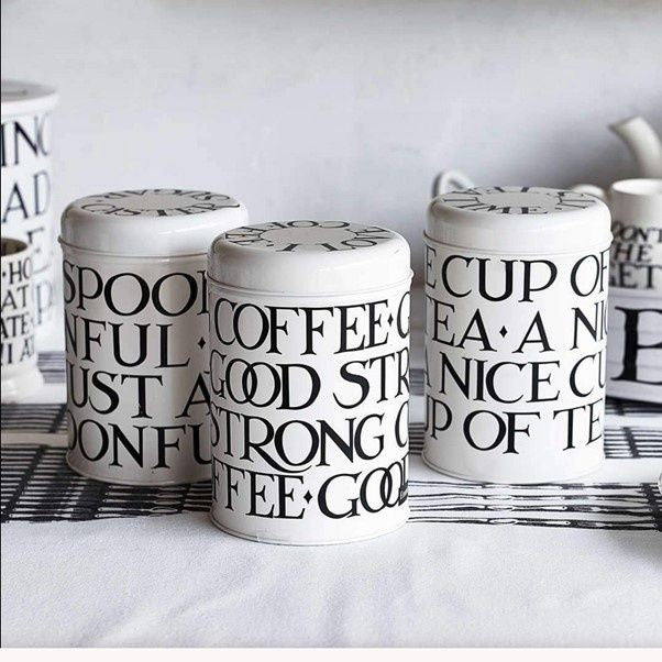 Emma Bridgewater Black Toast Round Caddy Set