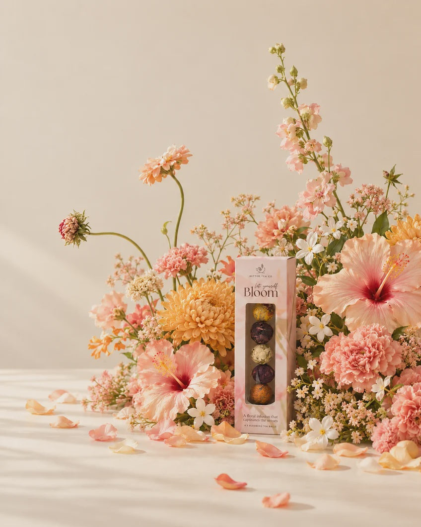 Blooming Tea - Tea Ball Glass Tube 6pk