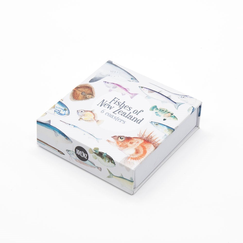 100% NZ Fishes of NZ Set Coasters