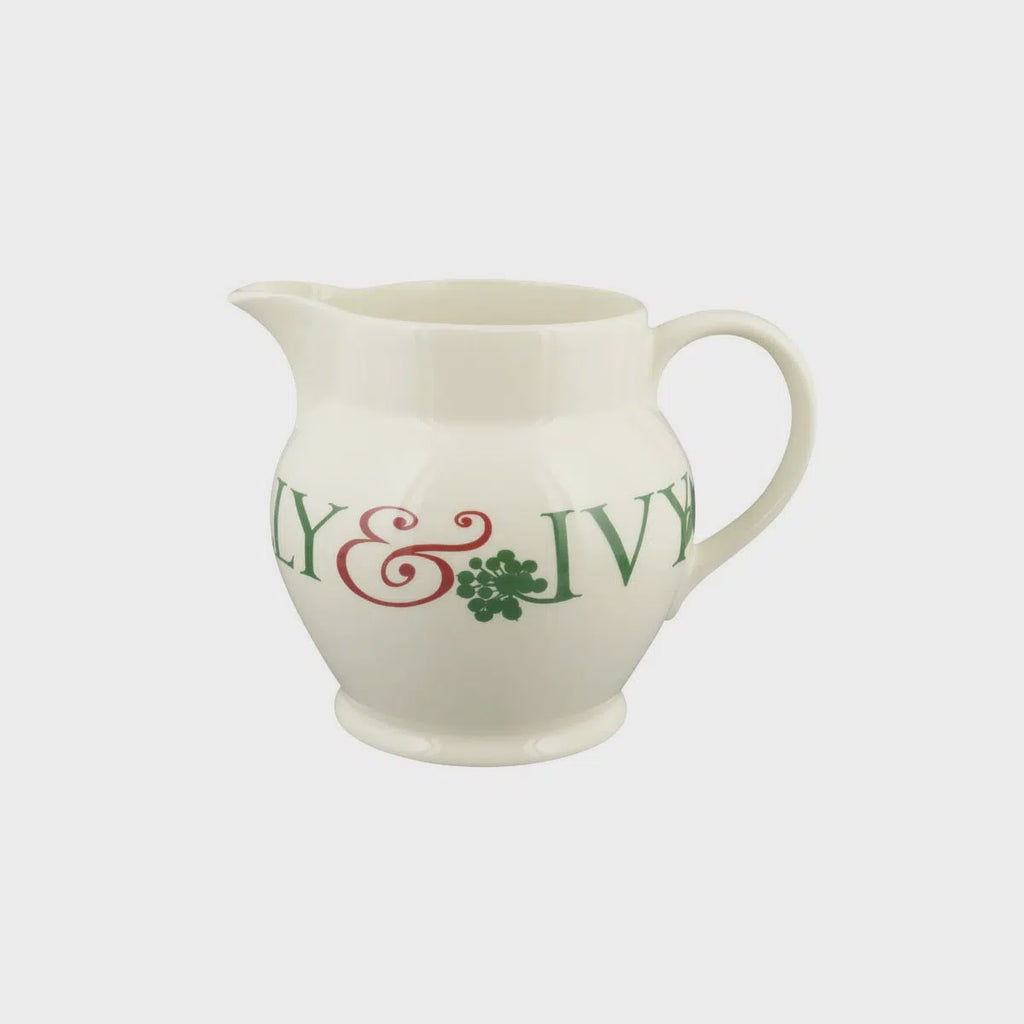 Emma Bridgewater Christmas Toast Holly & Ivy 3 Pint Jug