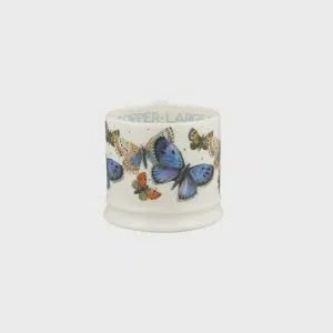 Emma Bridgewater Common Blue Butterfly small mug with butterflies around the rim