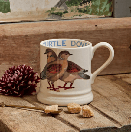 Emma Bridgewater 1/2 Pint Mug - Two Turtle Doves