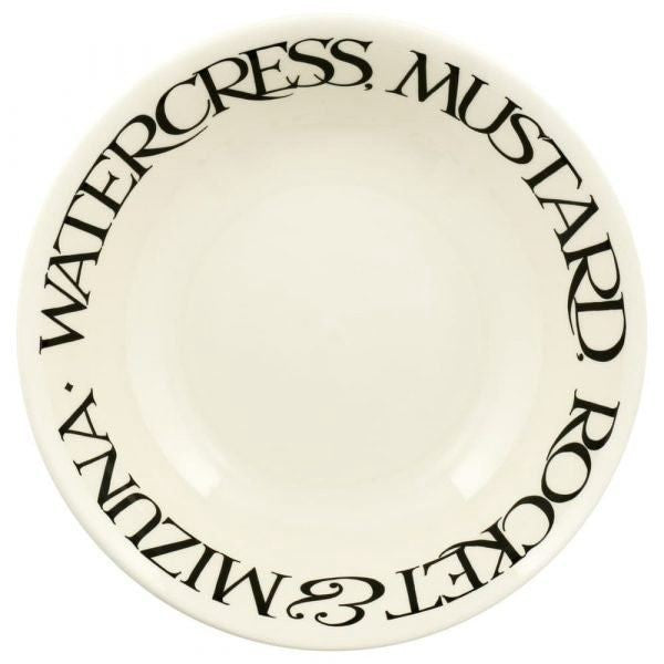 Emma Bridgewater Mizuna Salad Bowl - Black Toast