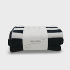 Dishcloth Variety 3pk - Black & White Stripe