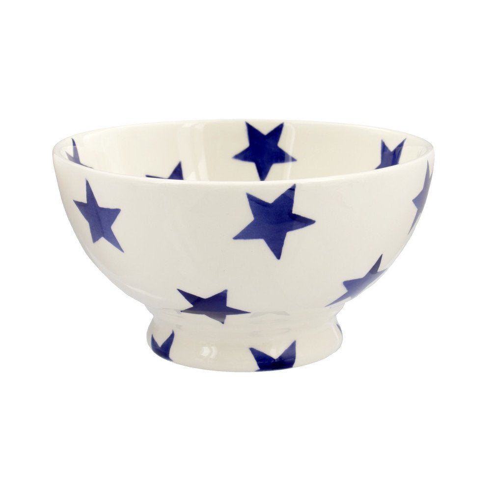 Emma Bridgewater French bowl with a Blue Star design on cream