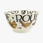 Emma Bridgewater Rise & Shine Poultry On Parade Medium Old Bowl