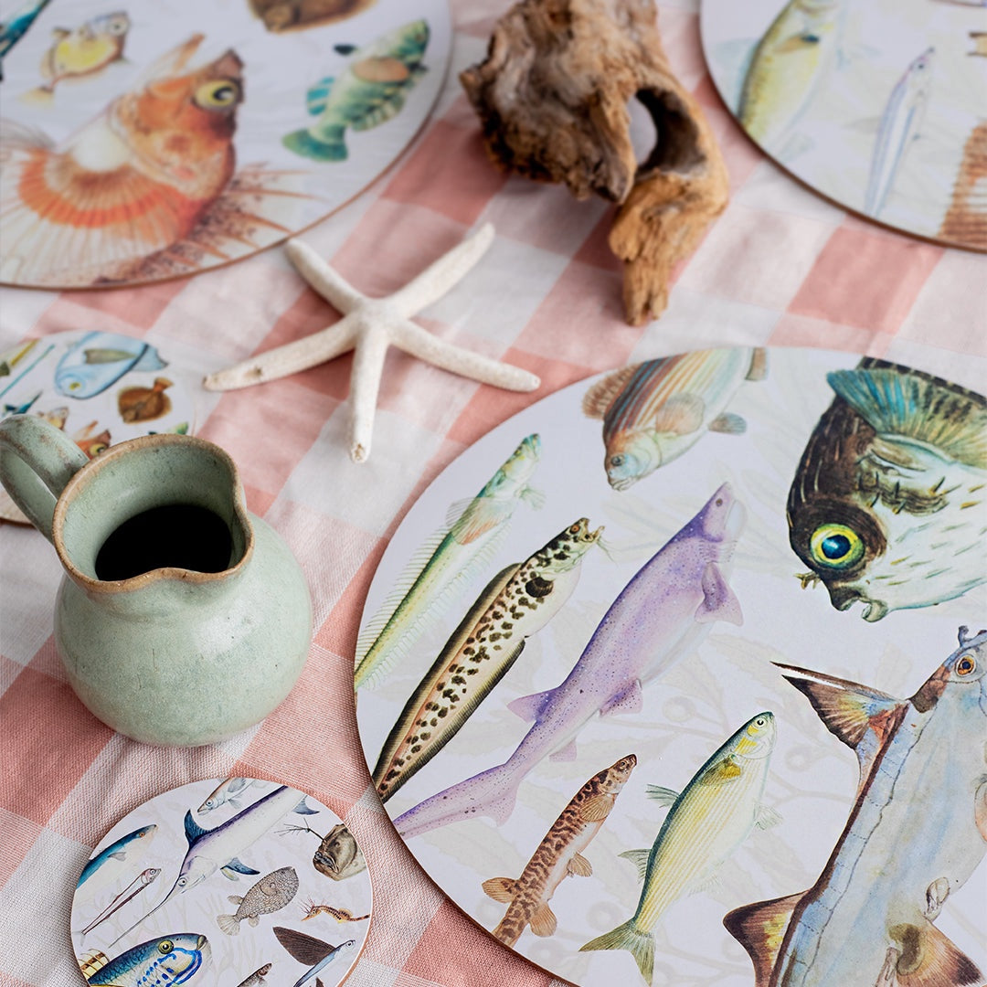 100% NZ Fishes of NZ Placemat Box