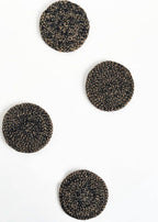 Linens & More Seagrass/Jute Round Coaster Set