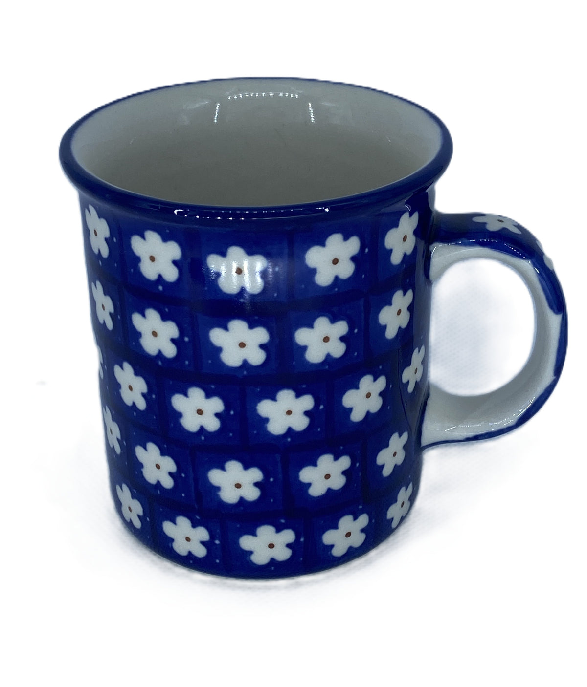 Polish Pottery Mug Straight Sides