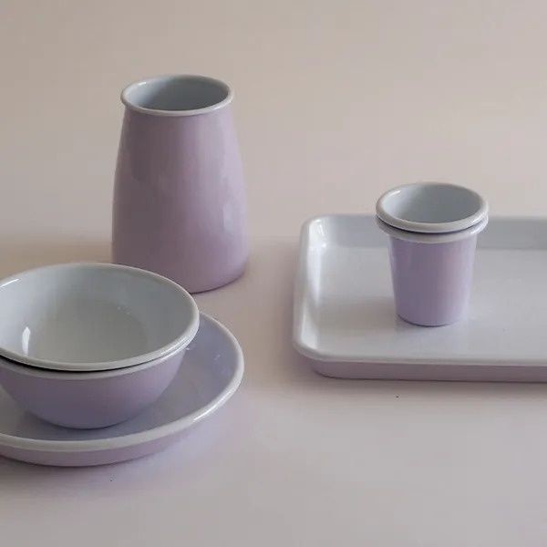 Dishy Enamelware Baking Tray 30cm - Lilac