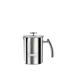 Bialetti Tuttocrema 330ml stainless steel induction milk frother with a lid and a handle