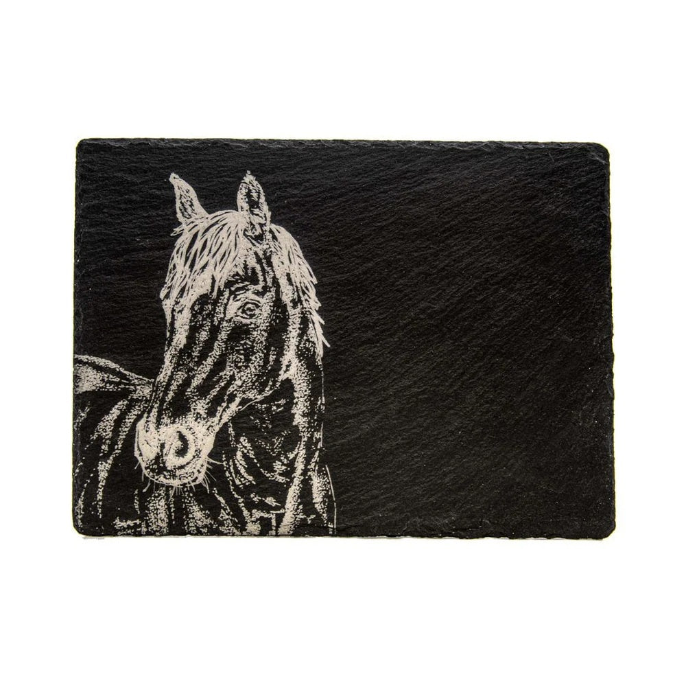 Selbrae House Slate Cheese Board - Horse