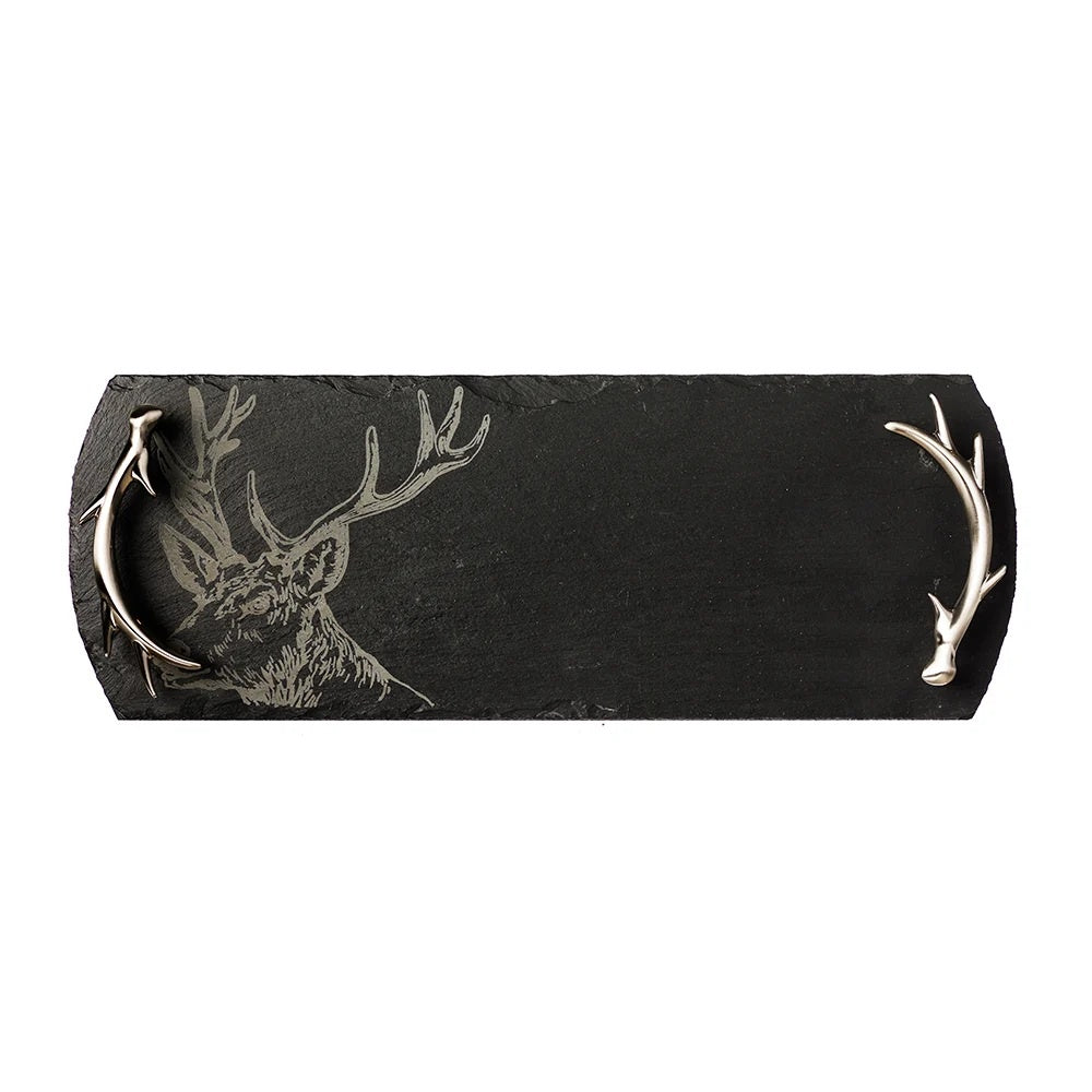 Selbrae House Slate Medium Serving Tray - Stag