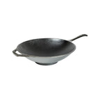 Lodge Chef Collection 30cm cast iron stir fry wok with two side handles