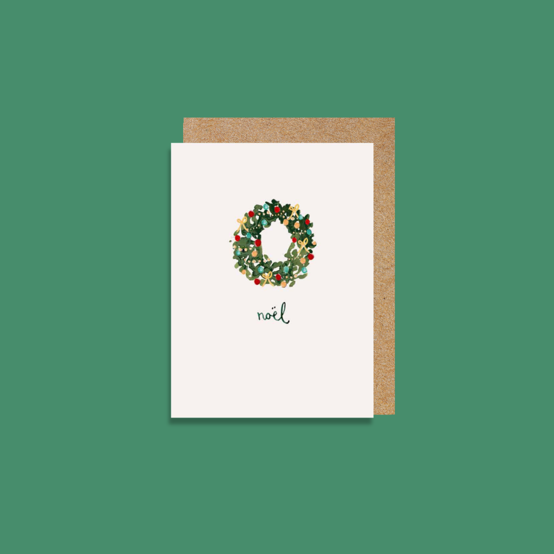 Christmas Card - Noel Wreath