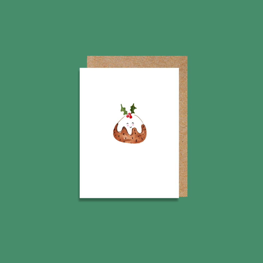 Christmas Card - Christmas Pudding