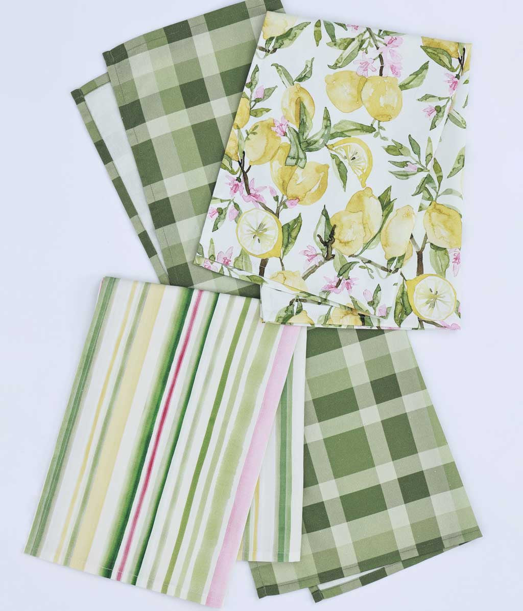 Limone Tea Towel Set of 3