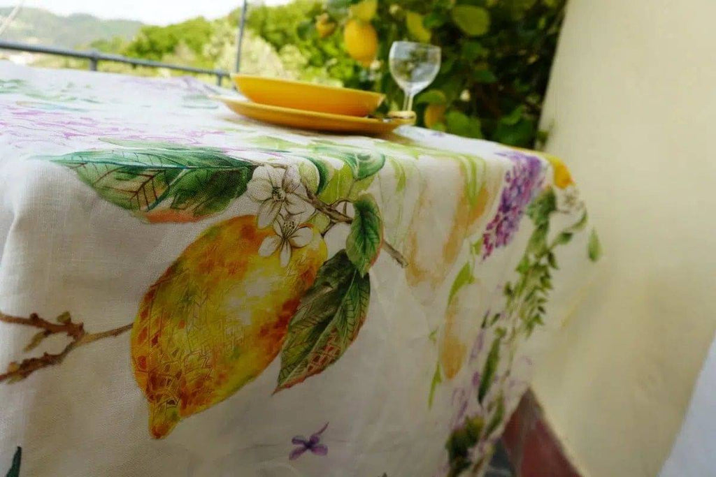 Telene Limoni 100% Linen Tablecloth