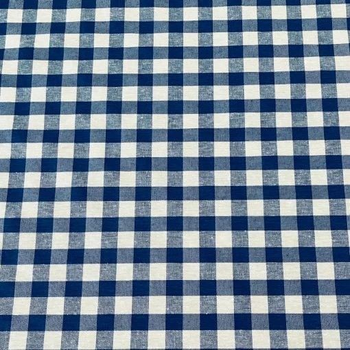 Stain Resistant Tablecloth – Gingham Blue