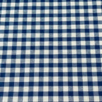 Stain Resistant Tablecloth – Gingham Blue