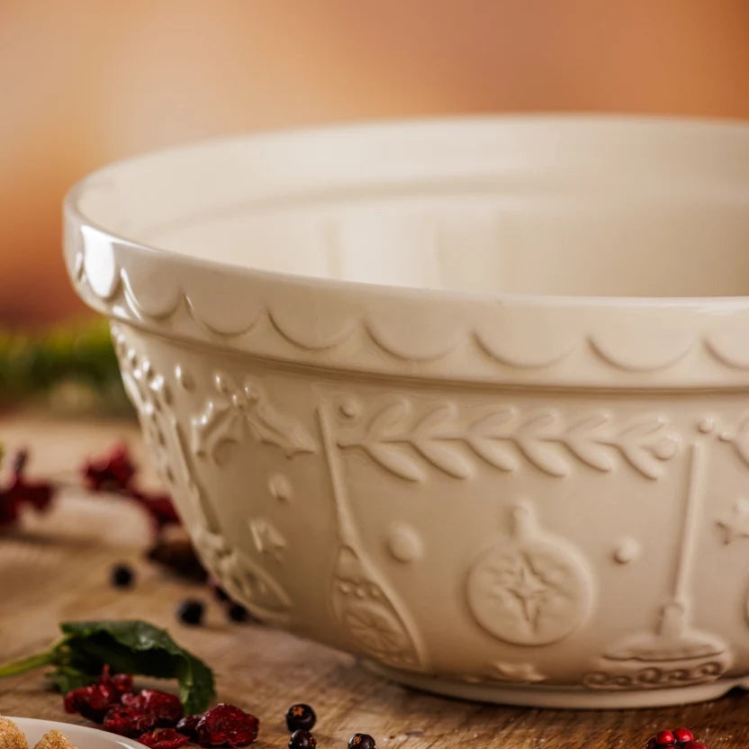 Mason Cash - Deck The Halls 26cm Cream