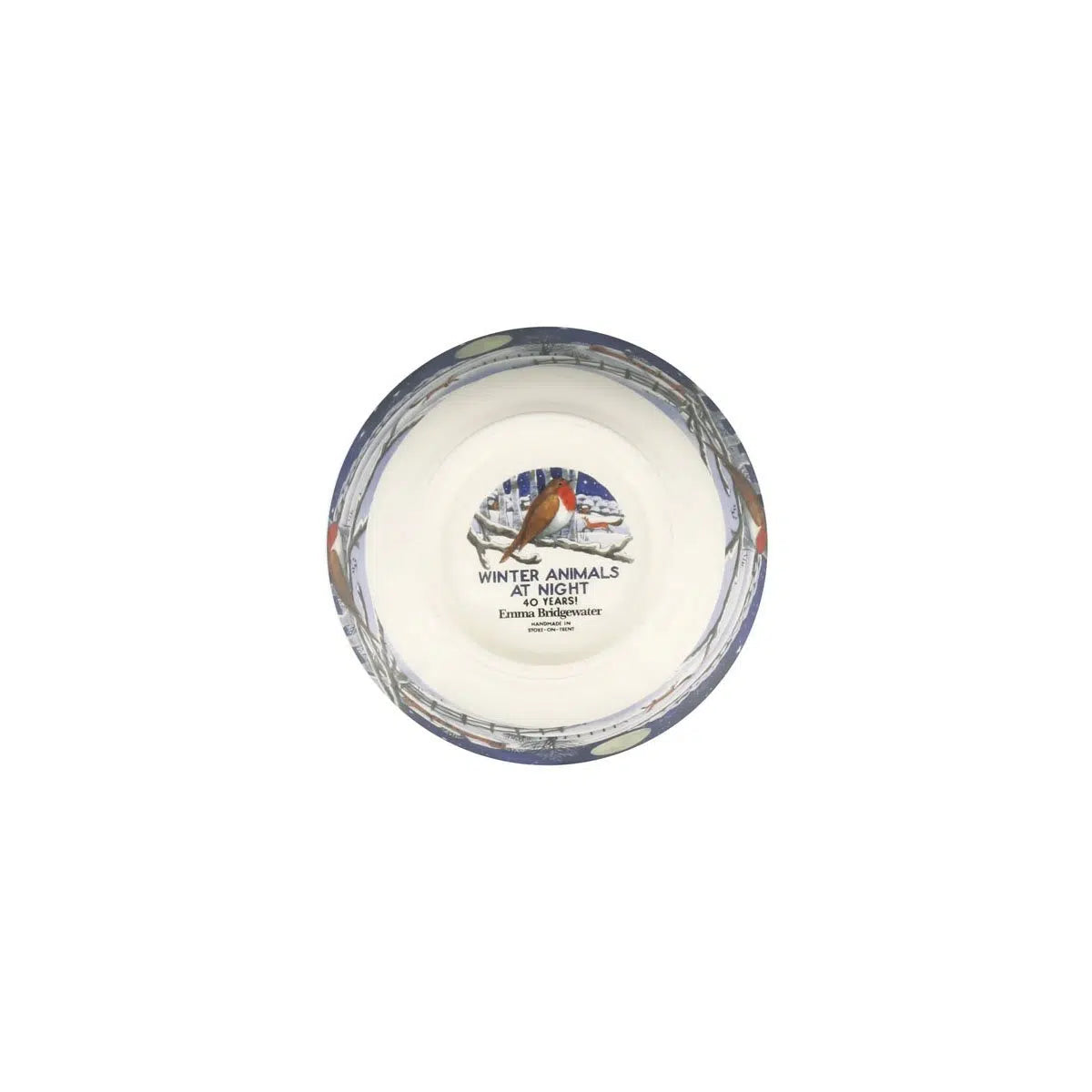 Emma Bridgewater Midnight Robin Small Old Bowl