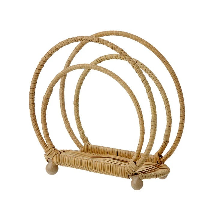 Bungalow Napkin Holder Round - Nature