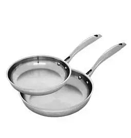 Swiss Diamond 2pce Frying Pan Stainless Steel 20cm/28cm