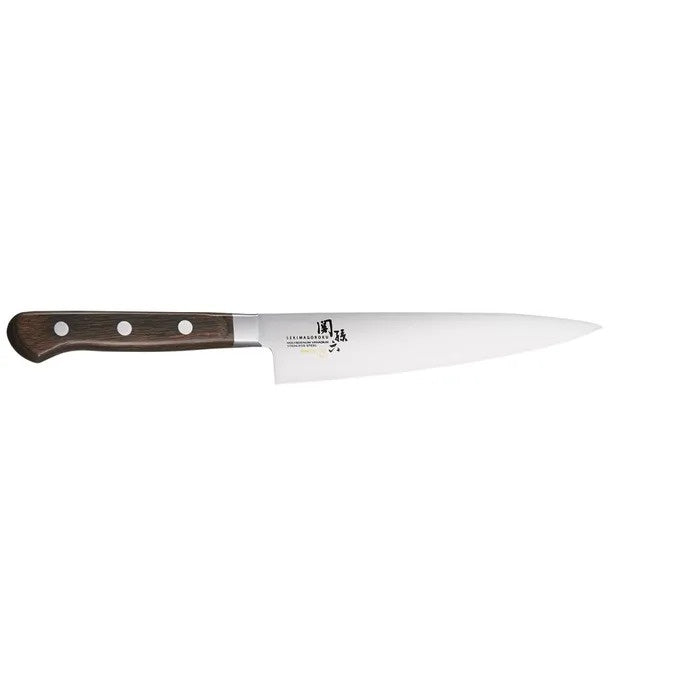 Kai Shun Seki Magoroku Benifuji utility knife, 15cm, with a wooden handle